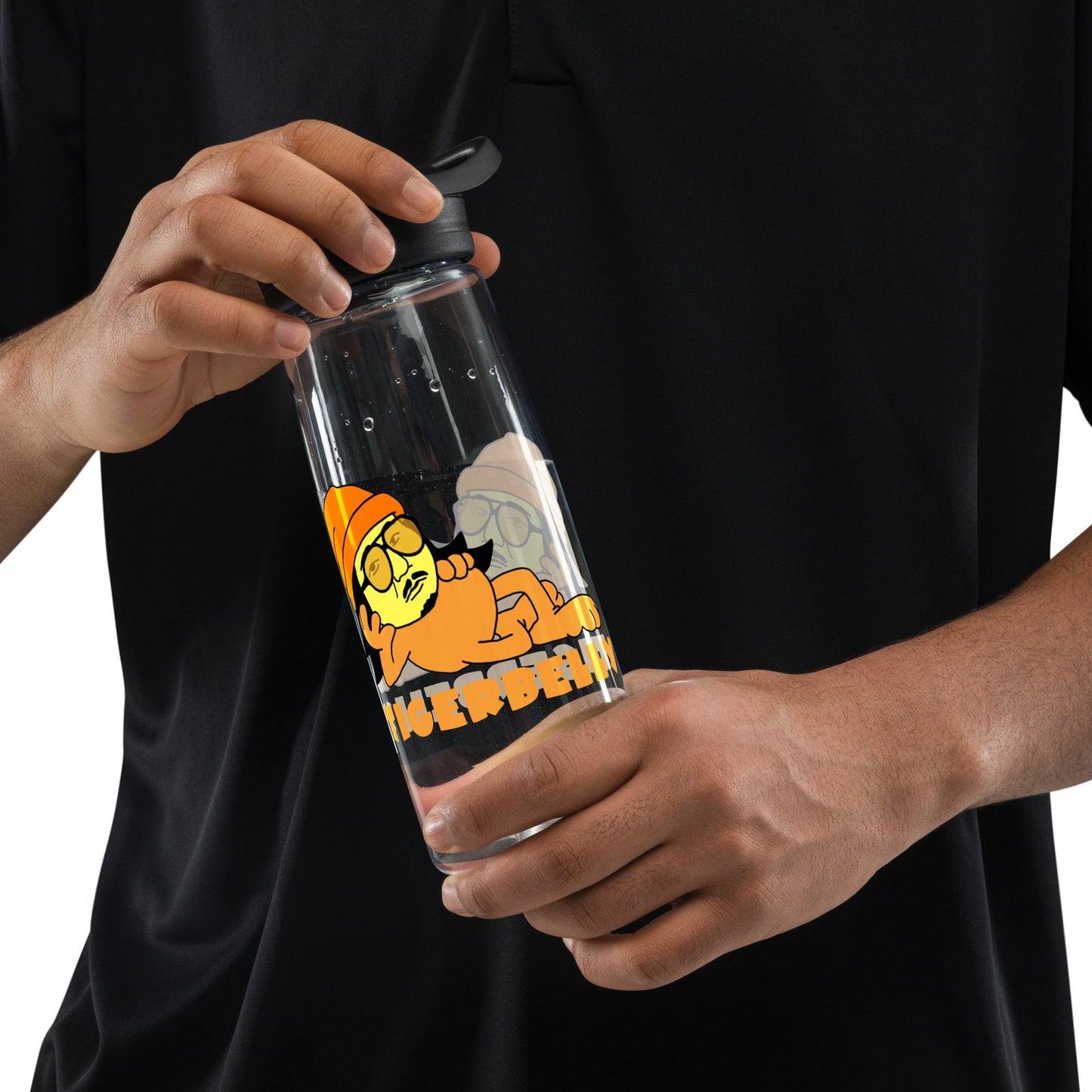 Bobby Lee Tigerbelly, Bobby Lee Merch, Tigerbelly Merch, Bobby Lee Gift, Funny Tigerbelly Gift, Tigerbelly Podcast, TigerBelly Sports water bottle Clear Water Bottles Bobby Lee Podcasts Stand-up Comedy TigerBelly Next Cult Brand