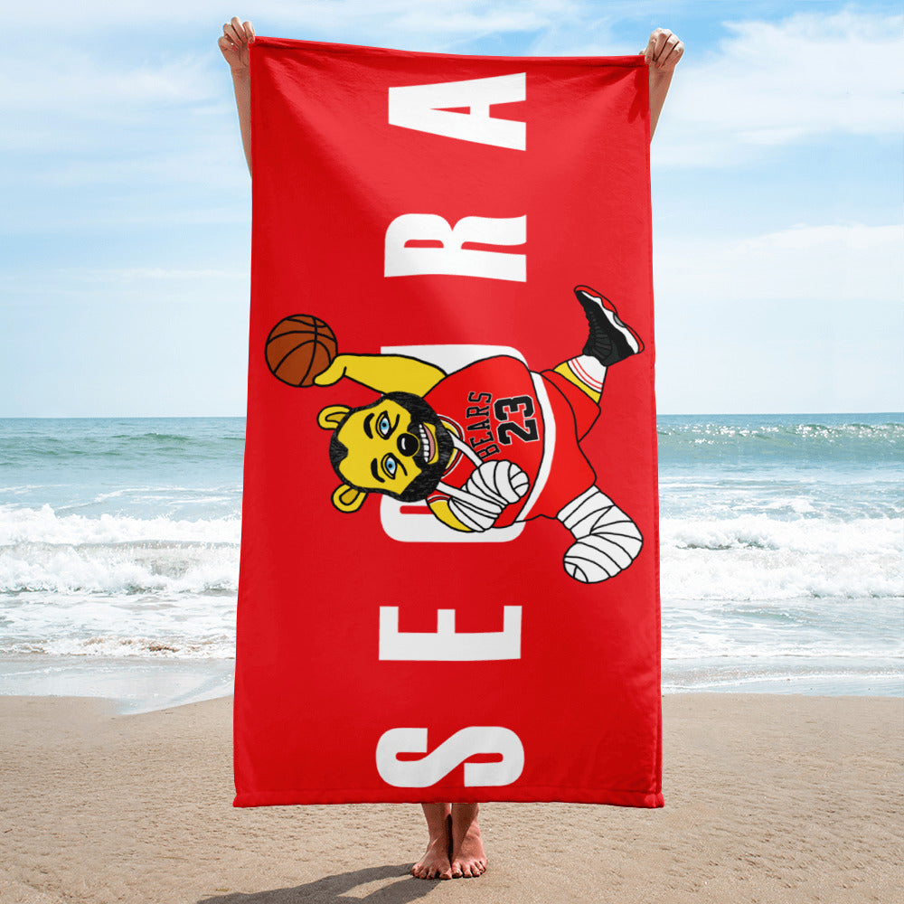 Air Segura, Tom Segura Basketball, Your Mom's House (YMH), 2 Bears 1 Cave, Funny Towel Default Title Towels 2 Bears 1 Cave Air Segura Podcasts Stand-up Comedy Tom Segura YMH Next Cult Brand