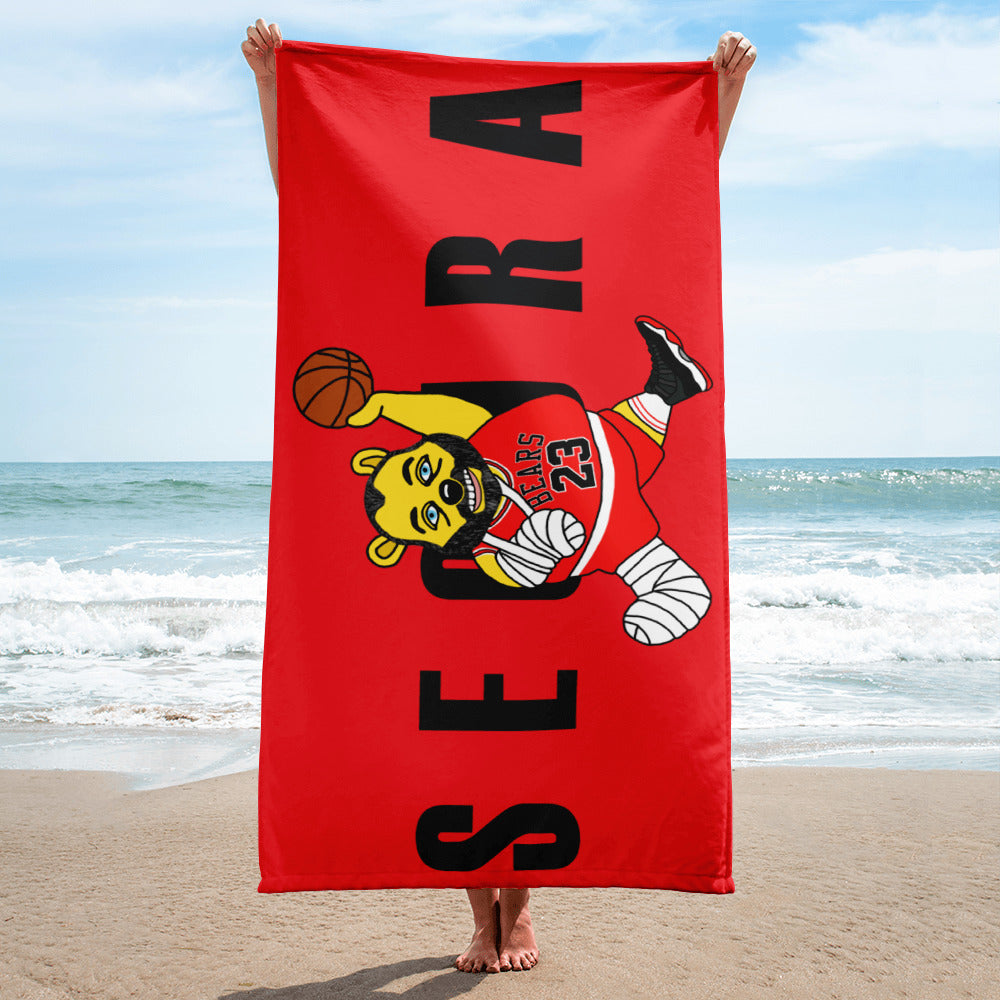 Air Segura, Tom Segura Basketball, Your Mom's House (YMH), 2 Bears 1 Cave, Funny Towel Default Title Towels 2 Bears 1 Cave Air Segura Podcasts Stand-up Comedy Tom Segura YMH Next Cult Brand
