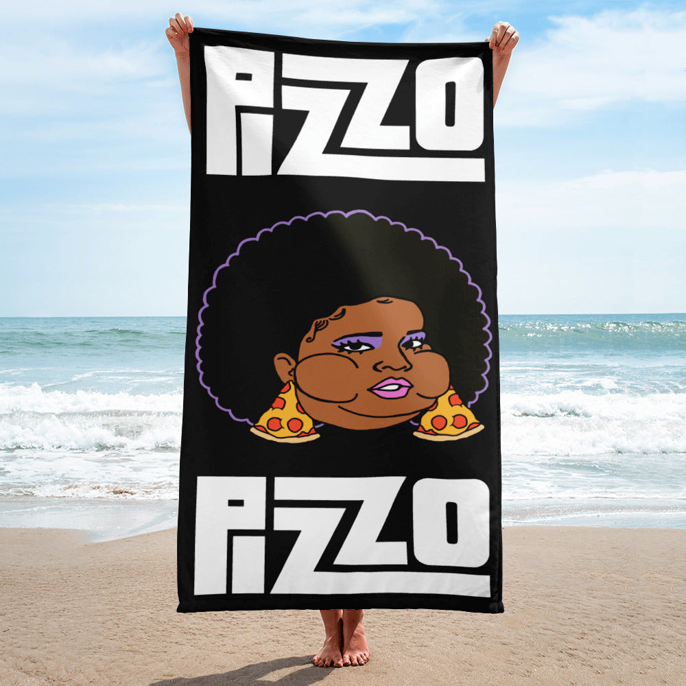Pizzo Lizzo Pizza Lizzo Merch Lizzo Gift Song Lyrics Lizzo Towel Default Title Towels Lizzo Music Next Cult Brand