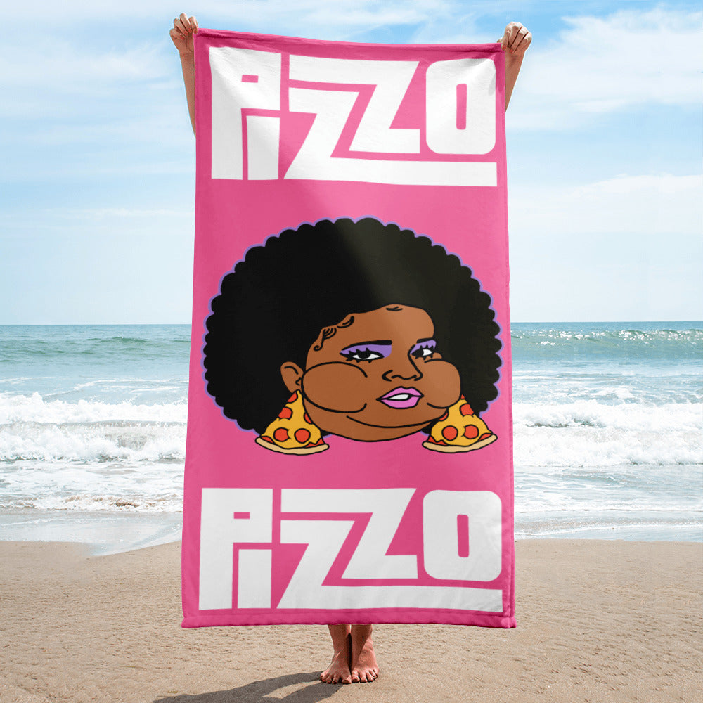 Pizzo Lizzo Pizza Lizzo Merch Lizzo Gift Song Lyrics Lizzo Towel Default Title Towels Lizzo Music Next Cult Brand