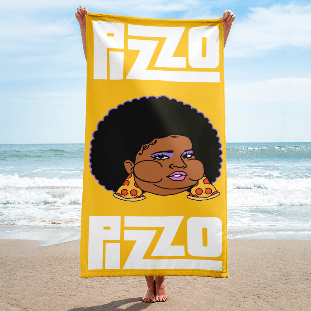 Pizzo Lizzo Pizza Lizzo Merch Lizzo Gift Song Lyrics Lizzo Towel Default Title Towels Lizzo Music Next Cult Brand