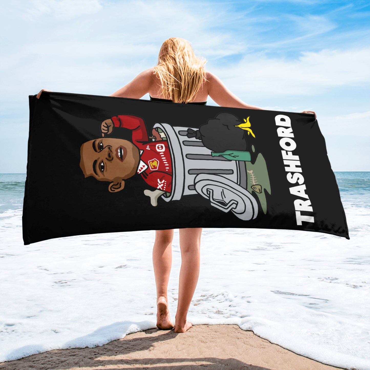 Trashford Marcus Rashford Manchester United Gift Man United Gift Marcus Rashford Towel Towels Football Manchester United Marcus Rashford Next Cult Brand