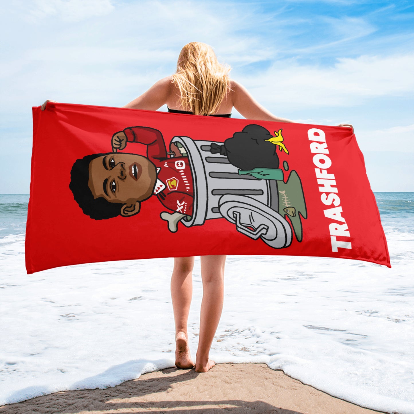 Trashford Marcus Rashford Manchester United Gift Man United Gift Marcus Rashford Towel Towels Football Manchester United Marcus Rashford Next Cult Brand