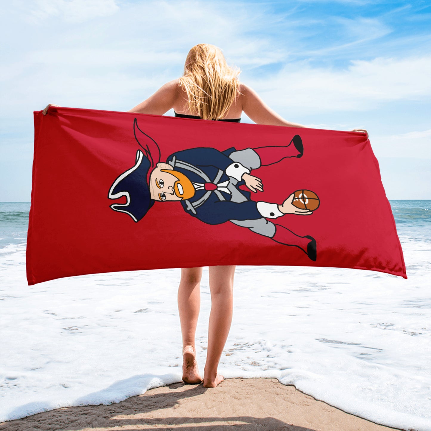 Bill Burrdy New England Patriots NFL Tom Brady Bill Burr Towel American Football Bill Burr Monday Morning Podcast New England Patriots NFL Podcasts Stand-up Comedy Next Cult Brand