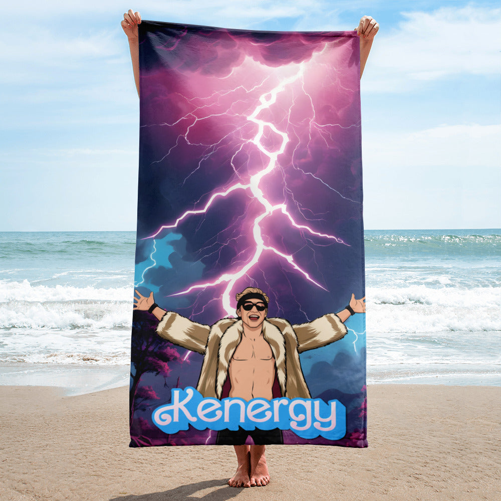 Kenergy Barbie Ryan Gosling Ken Towel Default Title Towels Barbie Celebrities Ken Kenergy Movies Ryan Gosling Next Cult Brand
