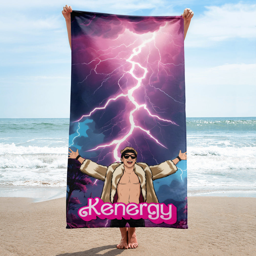 Kenergy Barbie Ryan Gosling Ken Towel Default Title Towels Barbie Celebrities Ken Kenergy Movies Ryan Gosling Next Cult Brand