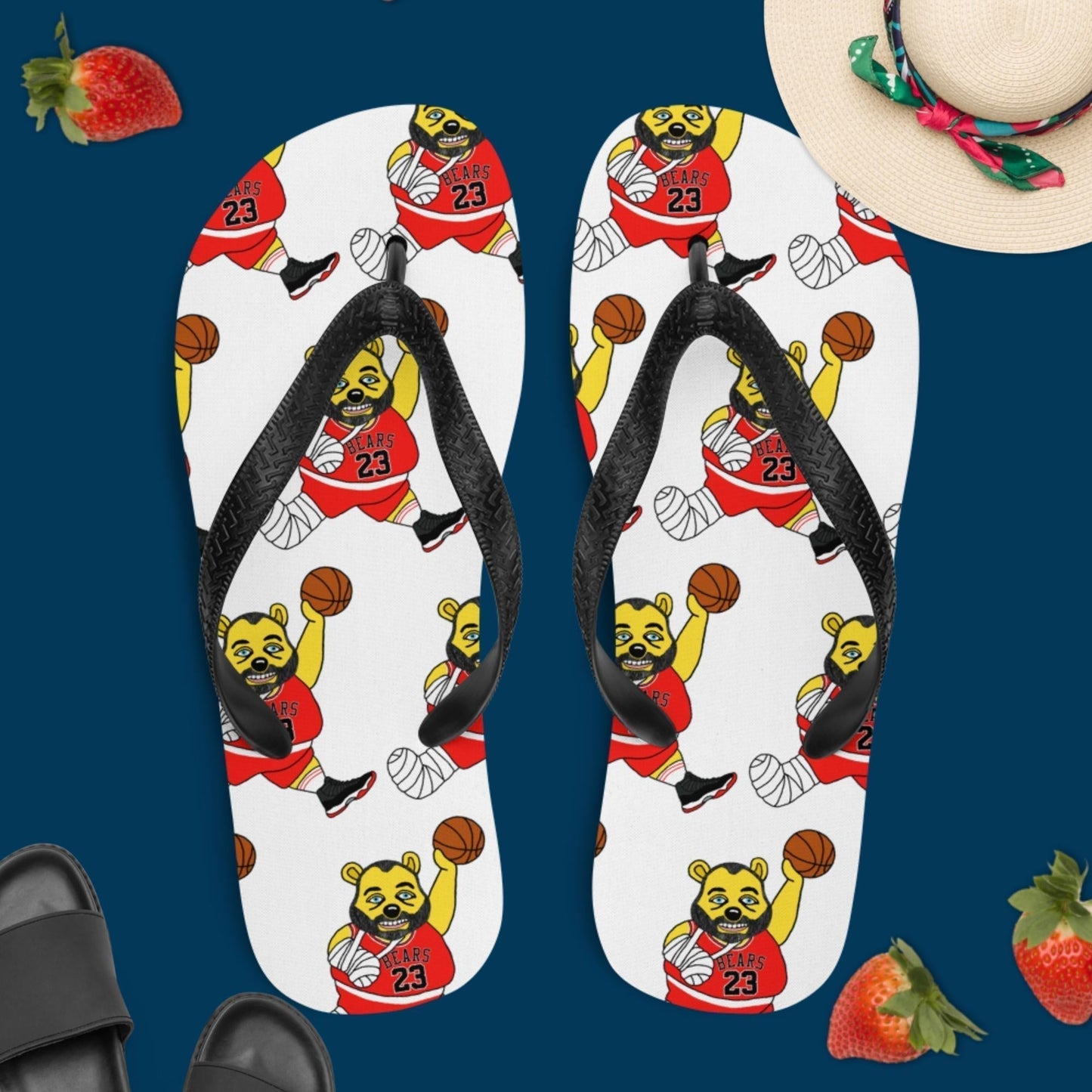 Air Segura, Tom Segura Basketball, Your Mom's House (YMH), 2 Bears 1 Cave, Funny Flip-Flops L Flip Flops 2 Bears 1 Cave Air Segura Podcasts Stand-up Comedy Tom Segura YMH Next Cult Brand