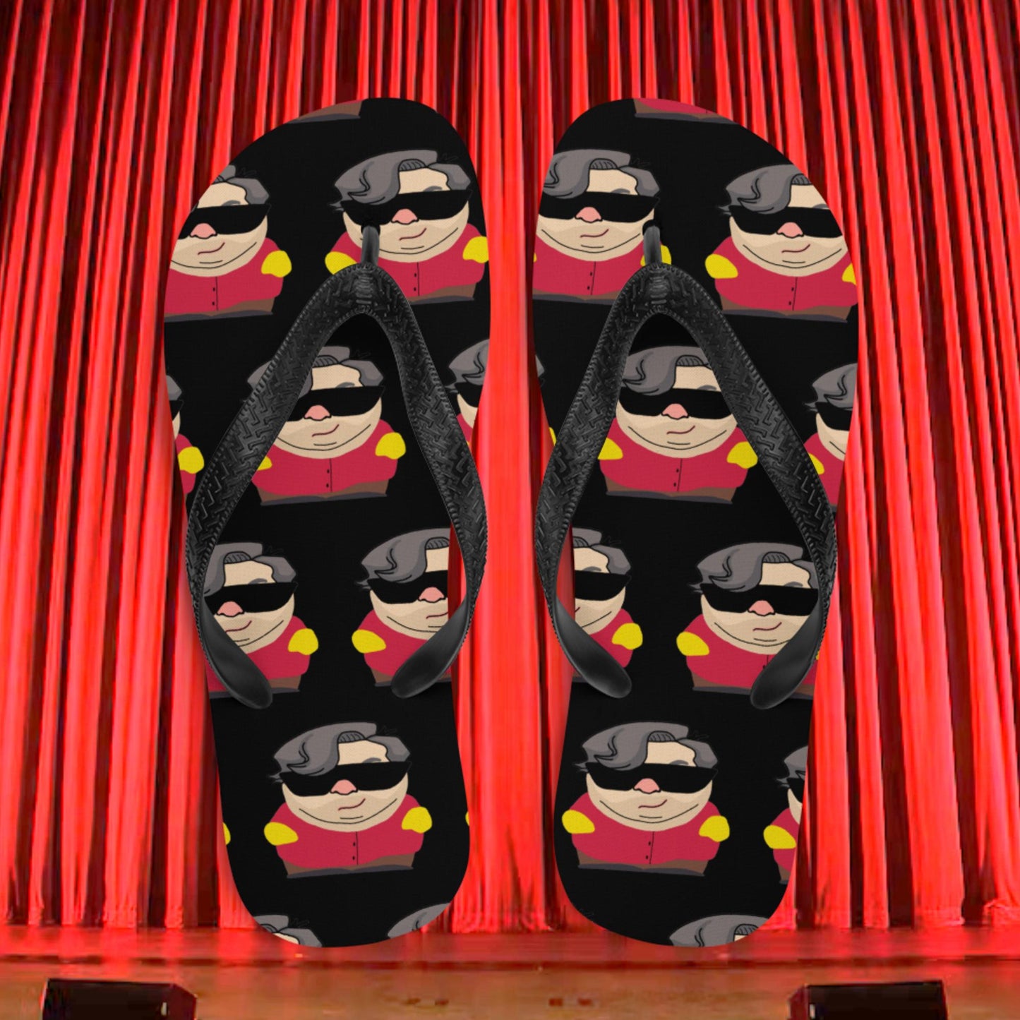 Tim Dillon Cartman, Southpark, The Tim Dillon Show, Tim Dillon Podcast, Tim Dillon Merch, Tim Dillon Flip-Flops L Flip Flops Podcasts Stand-up Comedy Tim Dillon Next Cult Brand