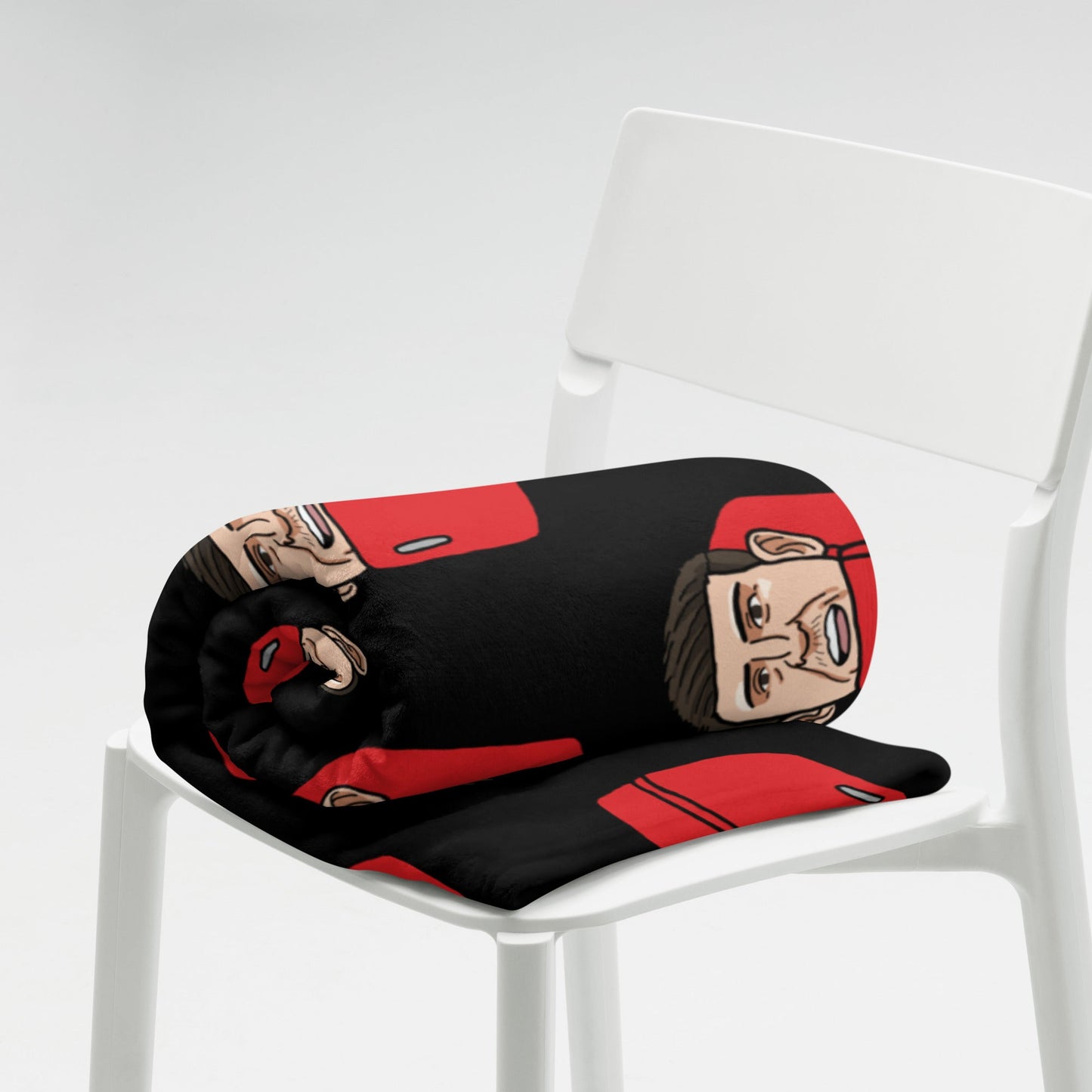 Harry ''The Fridge'' Maguire Manchester United funny football/ soccer meme Throw Blanket black Blankets Football Harry Maguire Manchester United The Fridge Next Cult Brand