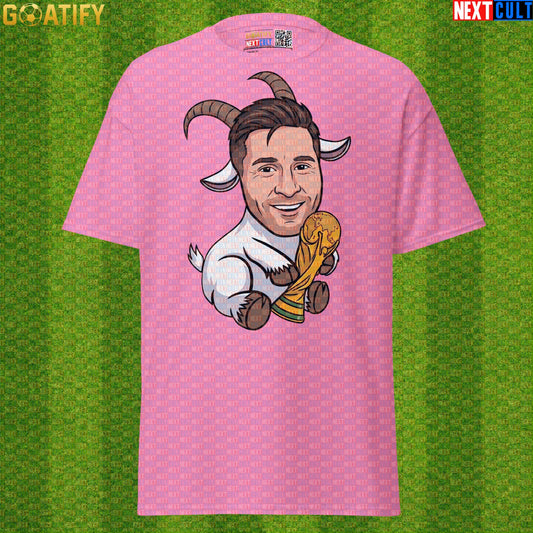 Lionel Messi T-Shirt – World Cup Champion GOAT Tee for Argentina and Inter Miami Fans Azalea Next Cult Brand