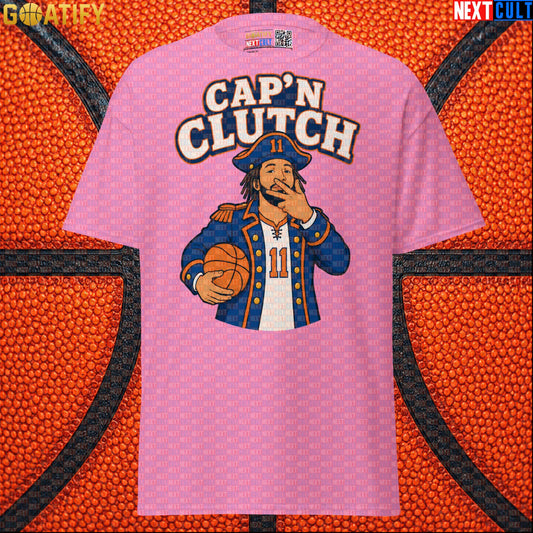 Jalen Brunson T-Shirt – Cap’n Clutch Graphic Tee for New York Knicks Championship Fans Azalea Next Cult Brand