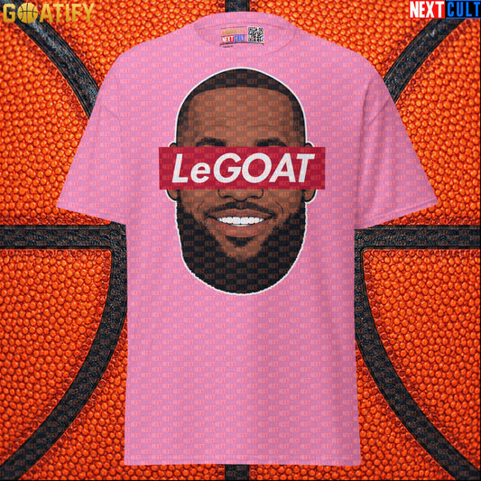 LeBron James T-Shirt – LeGOAT Streetwear Parody Graphic Tee for NBA Fans and Game Days Azalea T-shirts Next Cult Brand