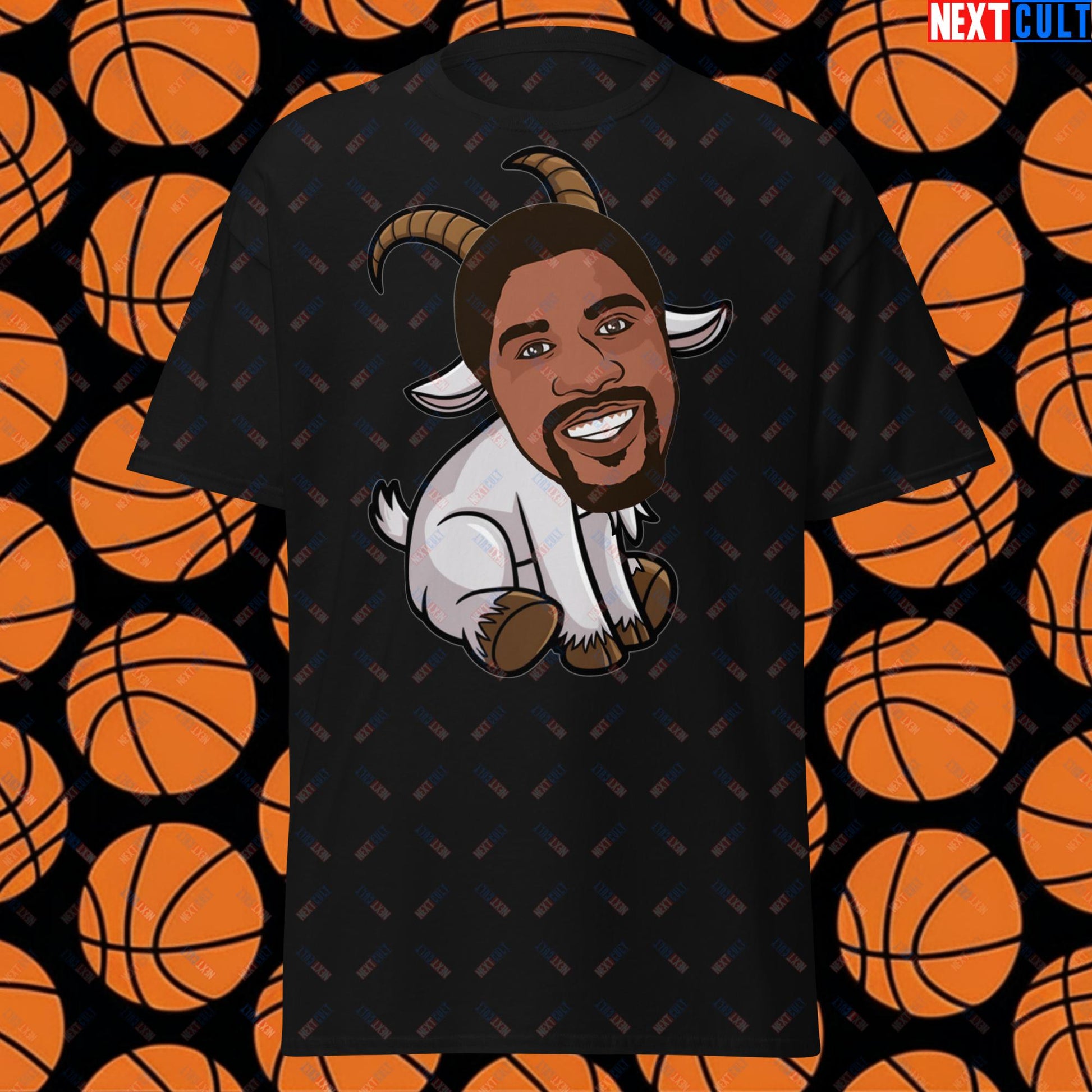 Magic Johnson G.O.A.T. T-Shirt - Funny Basketball Meme Casual Top - Greatest of All Time Tee for Basketball Fans - Perfect Gift for Magic Johnson Fans Unisex tee Black T-shirts Basketball G.O.A.T. Los Angeles Lakers Magic Johnson NBA Next Cult Brand