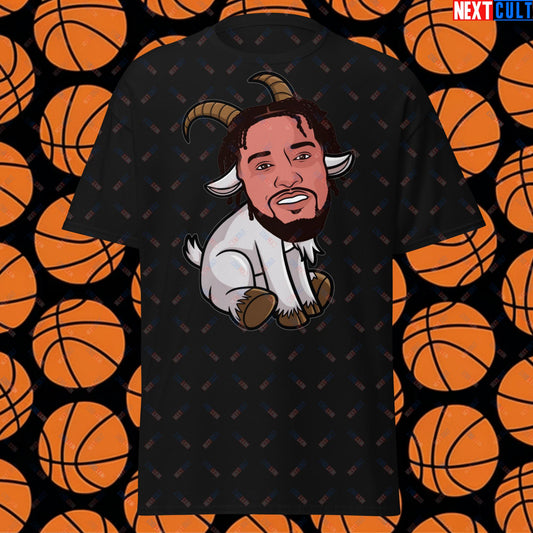 Jalen Brunson G.O.A.T. T-Shirt - Funny Basketball Meme Tee for New York Knicks Fans - Greatest of All Time Casual Top - Perfect Gift for Basketball Lovers Black T-shirts Basketball G.O.A.T. Jalen Brunson NBA New York Knicks Next Cult Brand