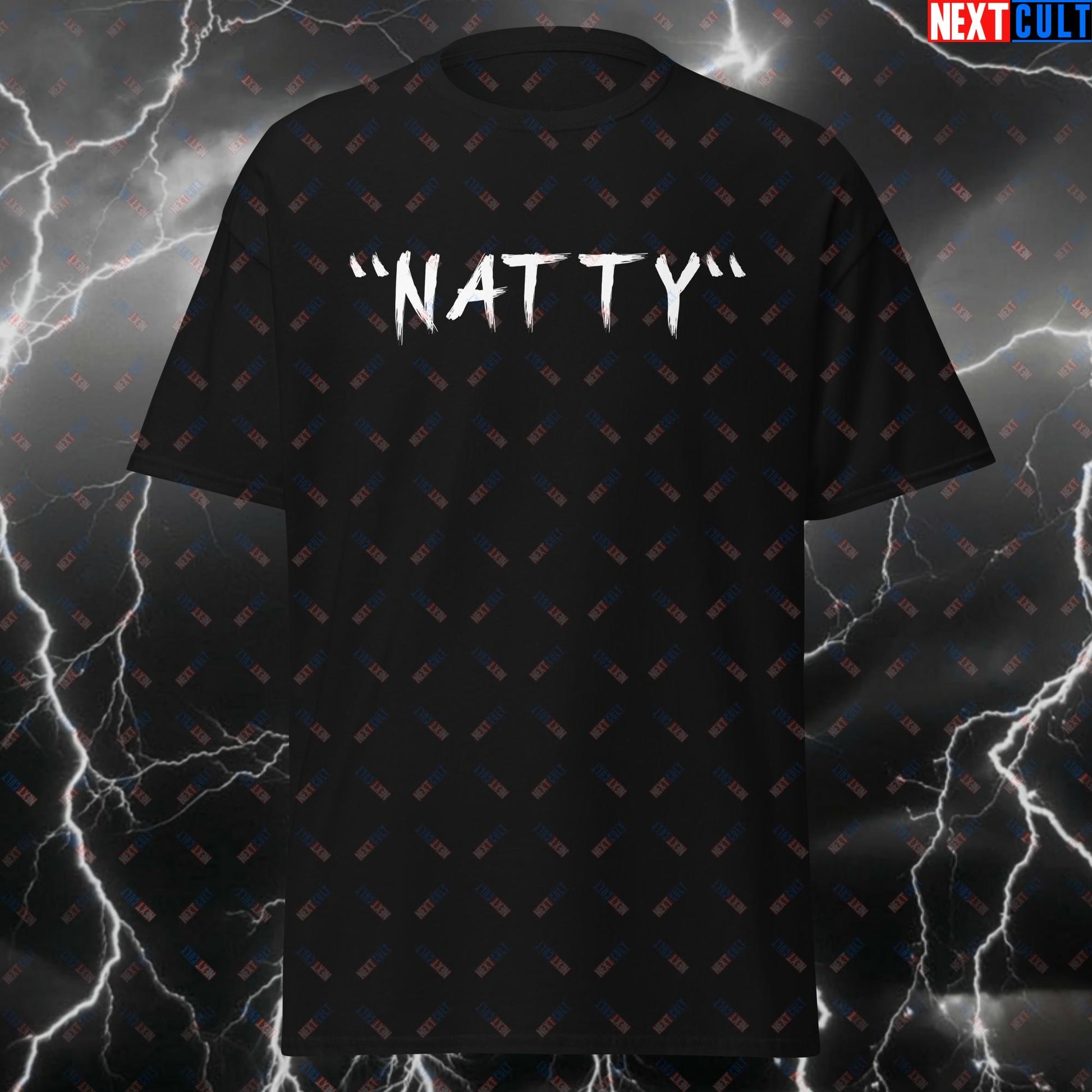 Natty Gym Meme T-Shirt - Fake Natty Funny Workout Tee for Lifters, Fitness & Gains - Not Really Natty Gym Bro Tshirt T-shirts Bodybuilding Fitness Gym Natty Pump Cover Steroids Workout Next Cult Brand