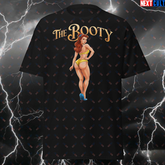 Funny Gym Princess T-Shirt - Booty Builder Meme Tee for Fitness Lifters & Gains - Workout Pump Cover Top for Gym Girls T-shirts Bodybuilding Films Fitness Gym Leg Day Pump Cover Workout Next Cult Brand