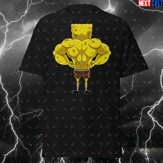 Big Back Gym T-Shirt - Funny Workout Tee for Lifters & Bodybuilding - Pump Cover Fitness Tshirt for Powerlifting Meme Lovers T-shirts Bodybuilding Fitness Gym Pump Cover SpongeBob TV Workout Next Cult Brand