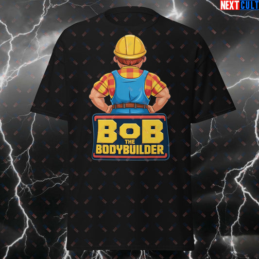 Bob The Bodybuilder Funny Gym T-Shirt – Workout & Fitness Meme Tee for Lifters, Powerlifting & Gains – Pump Cover Tshirt Top T-shirts Bodybuilding Fitness Gym Pump Cover TV Workout Next Cult Brand