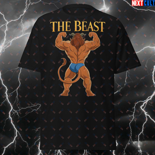 Funny Gym Beast T-Shirt - Beast Mode Workout Tee for Lifters & Bodybuilding Meme Fans - Pump Cover Fitness Top for Gains T-shirts Bodybuilding Films Fitness Gym Pump Cover Workout Next Cult Brand