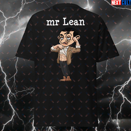 Mr. Lean Gym Meme T-Shirt - Funny Workout Tee for Lifters & Gymbros - Pump Cover Fitness Top for Bodybuilding & Powerlifting T-shirts Bodybuilding Fitness Gym Pump Cover TV Workout Next Cult Brand