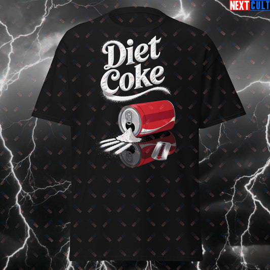 Funny Diet Cola Gym T-Shirt - Snorting Soda Meme Tee for Fitness Lovers, Workout Pump Cover Adult Humor for Diet Soda Addicts T-shirts Bodybuilding Fast Food Fitness Gym Pump Cover Workout Next Cult Brand