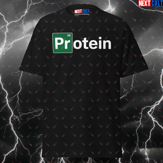 Funny Gym Shirt for Protein Addicts - Pump Cover T-Shirt for Lifters, Bodybuilding Meme Tee, Workout Top for Gymbros T-shirts Bodybuilding Breaking Bad Fitness Gym Pump Cover TV Workout Next Cult Brand