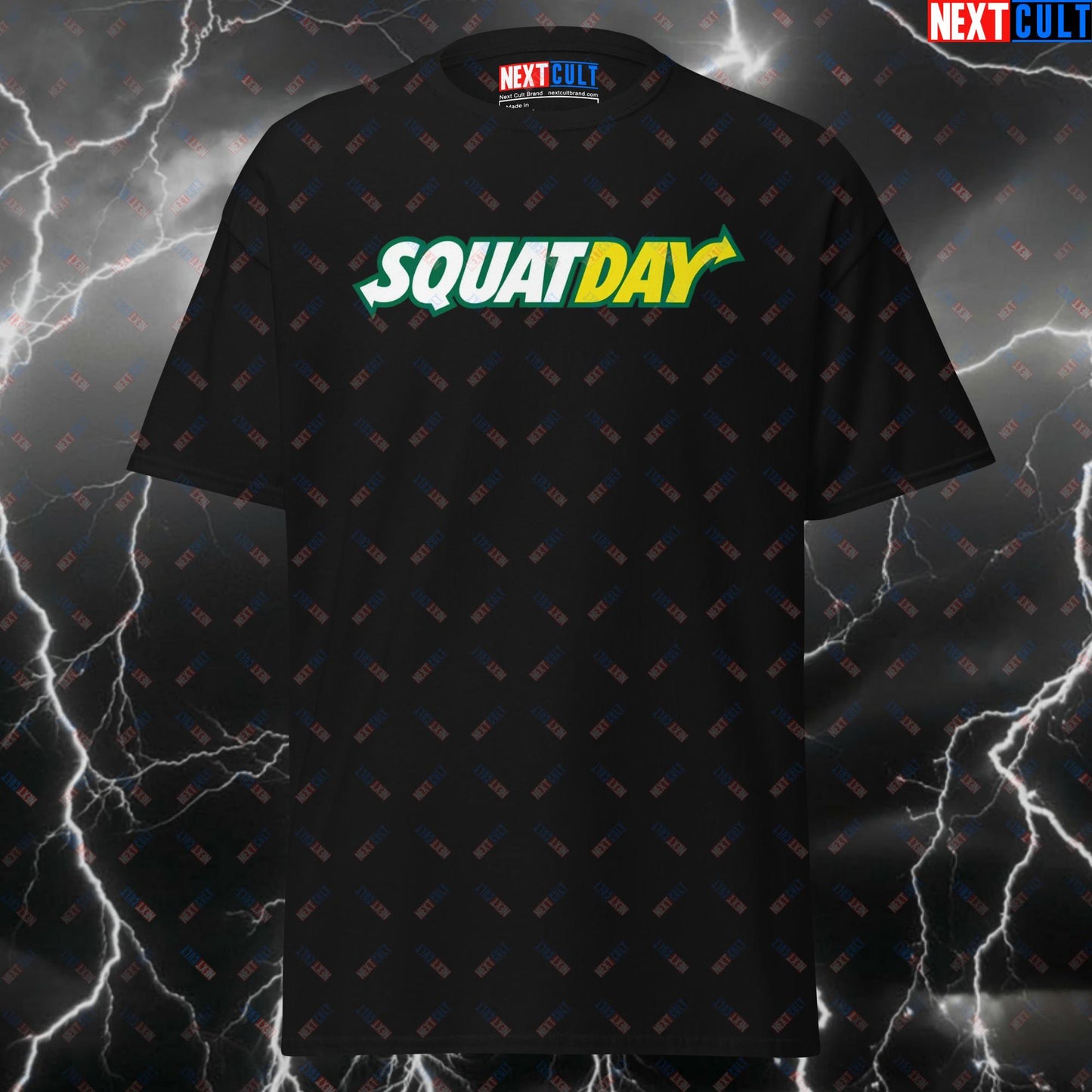 Funny Gym Shirt - SquatDay Essential Pump Cover T-Shirt for Leg Day, Workout & Gains - Meme Gymbro Tee for Lifters & Fitness Fans T-shirts Fast Food Fitness Gym Leg Day Pump Cover Workout Next Cult Brand