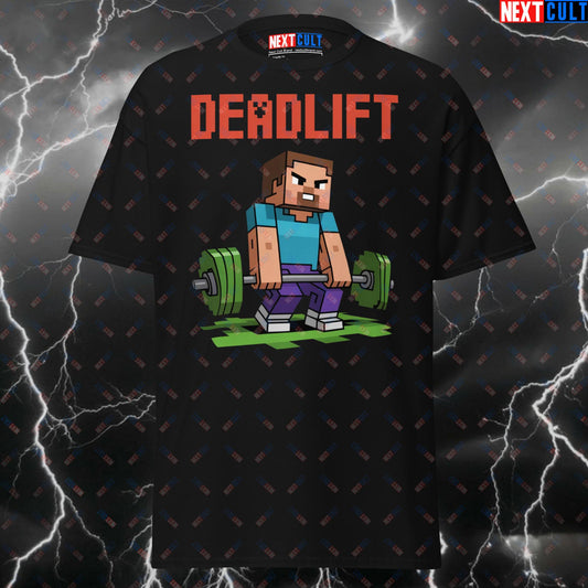 Funny Gym Shirt for Lifters - Deadlift Pump Cover T-Shirt - Gym Meme Tee for Workout Gains & Bodybuilding Bros T-shirts Fitness Gym Leg Day Powerlifting Pump Cover Video Games Workout Next Cult Brand