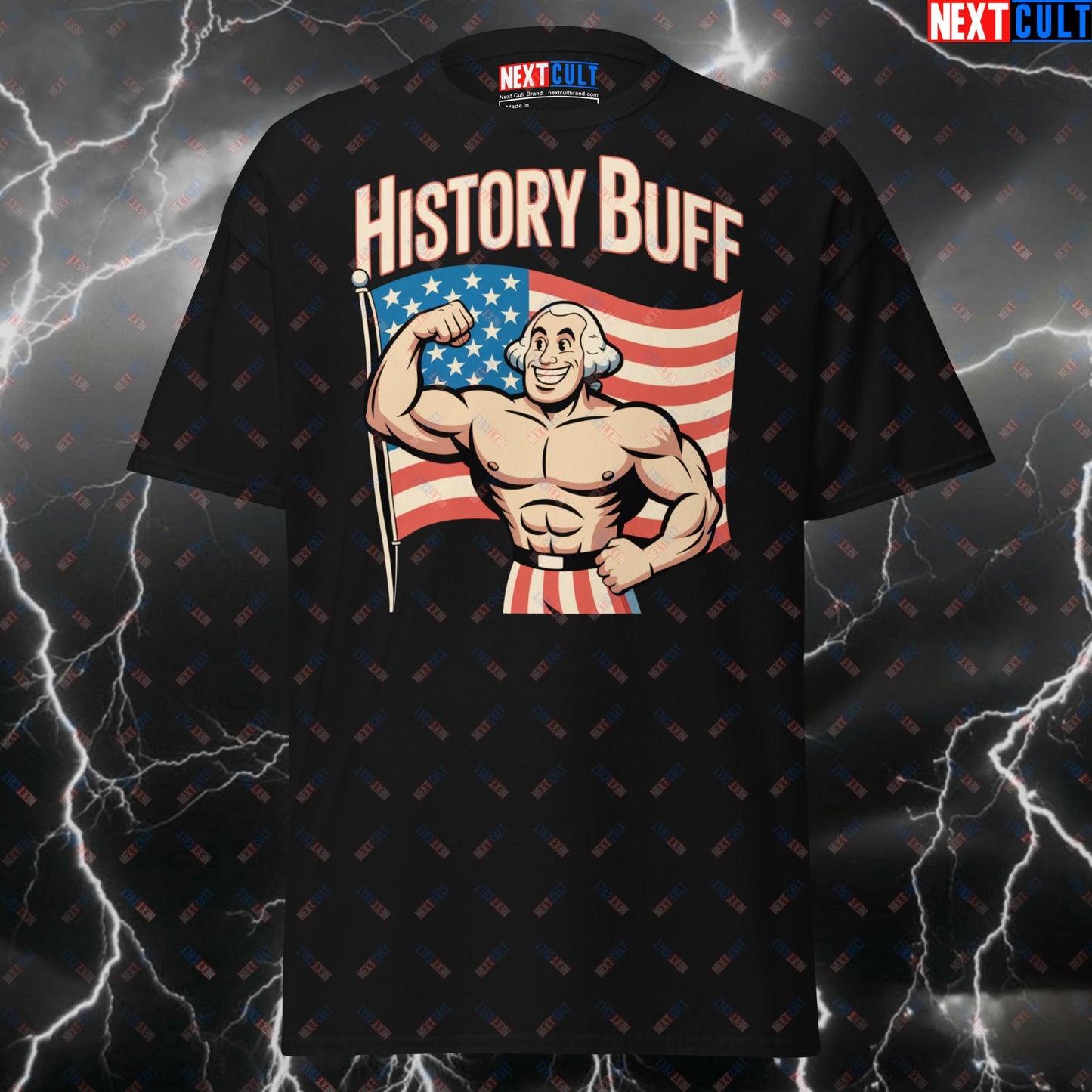 Funny Patriotic George Washington Gym T-Shirt - 4th of July Pump Cover for Lifters, Fitness Meme Tee for Gymbros & History Buffs T-shirts 4th of July Bodybuilding Fitness George Washington Gym Pump Cover Workout Next Cult Brand