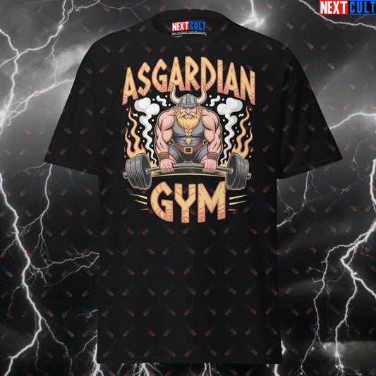 Funny Viking Gym T-Shirt – Norse Workout Pump Cover Tee for Lifters & Gymbros | Agardian Gym Meme Shirt T-shirts Bodybuilding Fitness Gym Pump Cover Vikings Workout Next Cult Brand