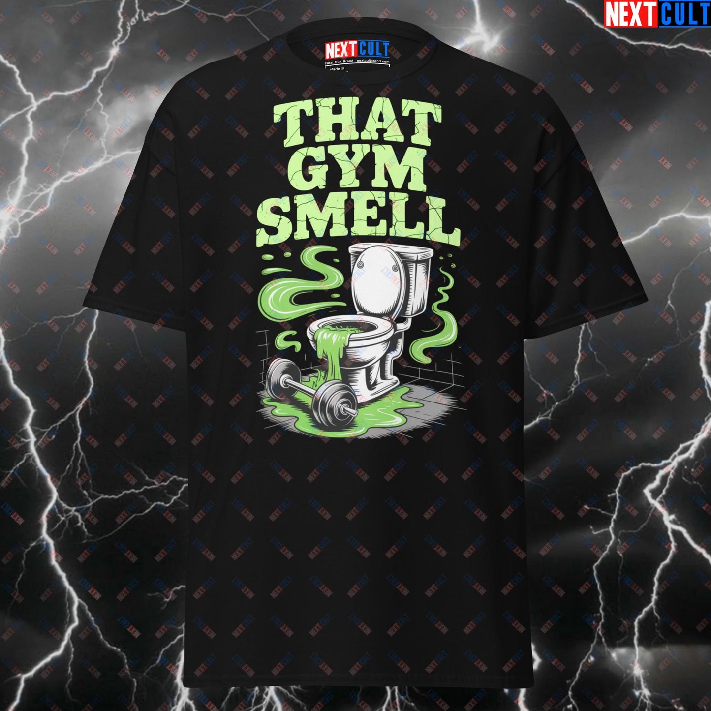 That Gym Smell & Dirty Toilet Meme Tee - Lynyrd Skynyrd Pump Cover Workout Top T-shirts Bodybuilding Fitness Gym Lynyrd Skynyrd Pump Cover Rock Music Workout Next Cult Brand