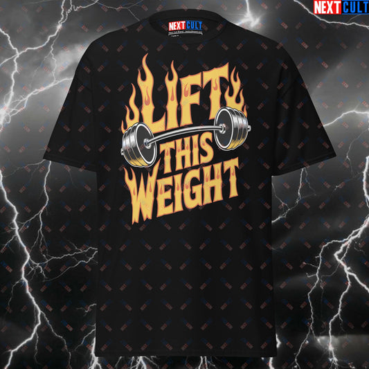 Lift This Weight Aerosmith Rock Music Tee for Gymbros & Lifters - Funny Gym Shirt & Pump Cover T-shirts Aerosmith Bodybuilding Fitness Gym Powerlifting Pump Cover Rock Music Workout Next Cult Brand