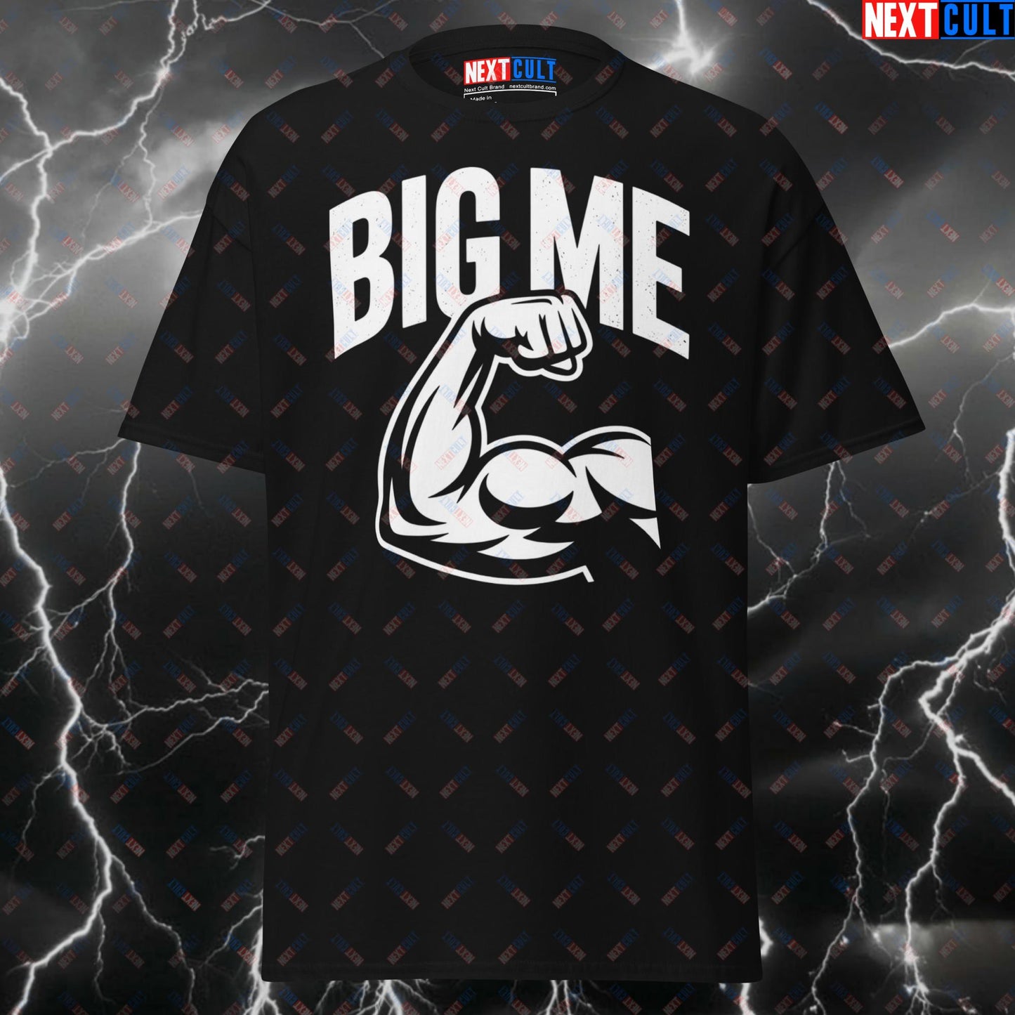 Big Me Foo Fighters Gym T-Shirt - Funny Workout Tee for Lifters & Gymbros - Pump Cover Meme Top for Fitness & Gains T-shirts Bodybuilding Fitness Foo Fighters Gym Pump Cover Rock Music Workout Next Cult Brand