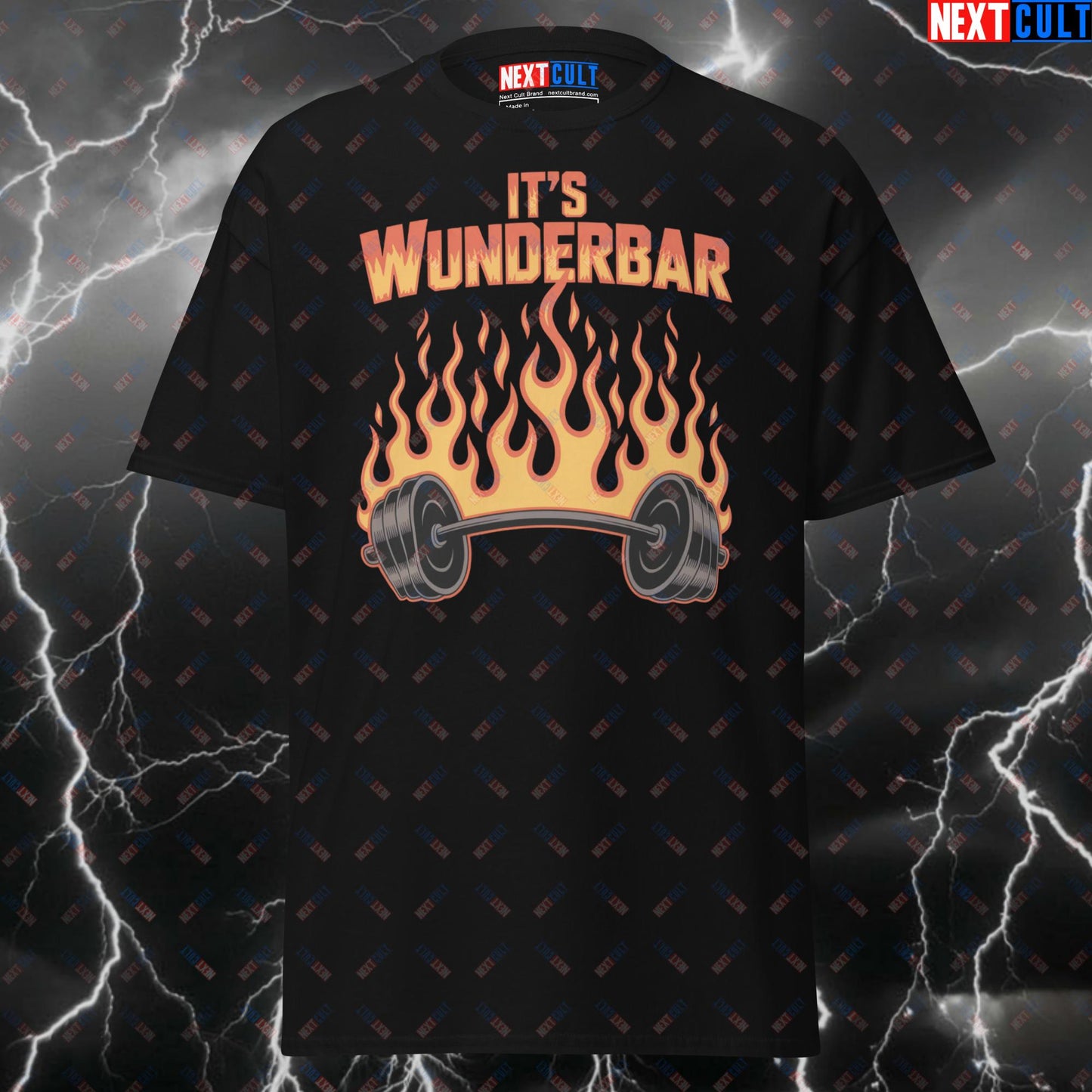 Wunderbar Gym Shirt - Funny Rammstein Barbell Pump Cover Tee for Lifters, Gymbros & Industrial Metal Fans T-shirts Bodybuilding Fitness Gym Powerlifting Pump Cover Rammstein Rock Music Workout Next Cult Brand