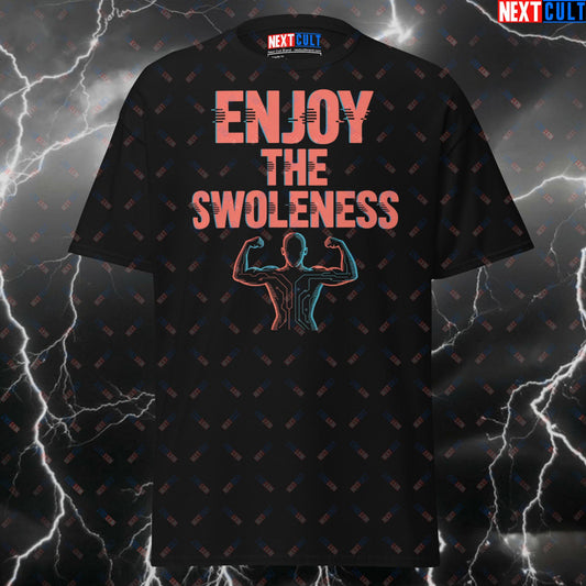 Enjoy The Swoleness Funny Gym Shirt – Depeche Mode Rock Music Meme Tee for Lifters, Gymbro & Workout Pump Cover T-shirts Bodybuilding Depeche Mode Fitness Gym Pump Cover Rock Music Workout Next Cult Brand