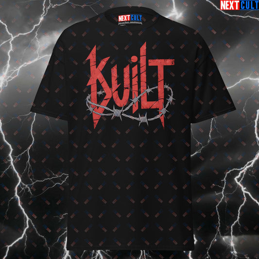 Built for the Gym - Funny Korn Metal Gym T-Shirt for Lifters | Pump Cover Tee for Bodybuilding & Powerlifting Gains T-shirts Bodybuilding Fitness Gym Korn Pump Cover Rock Music Workout Next Cult Brand