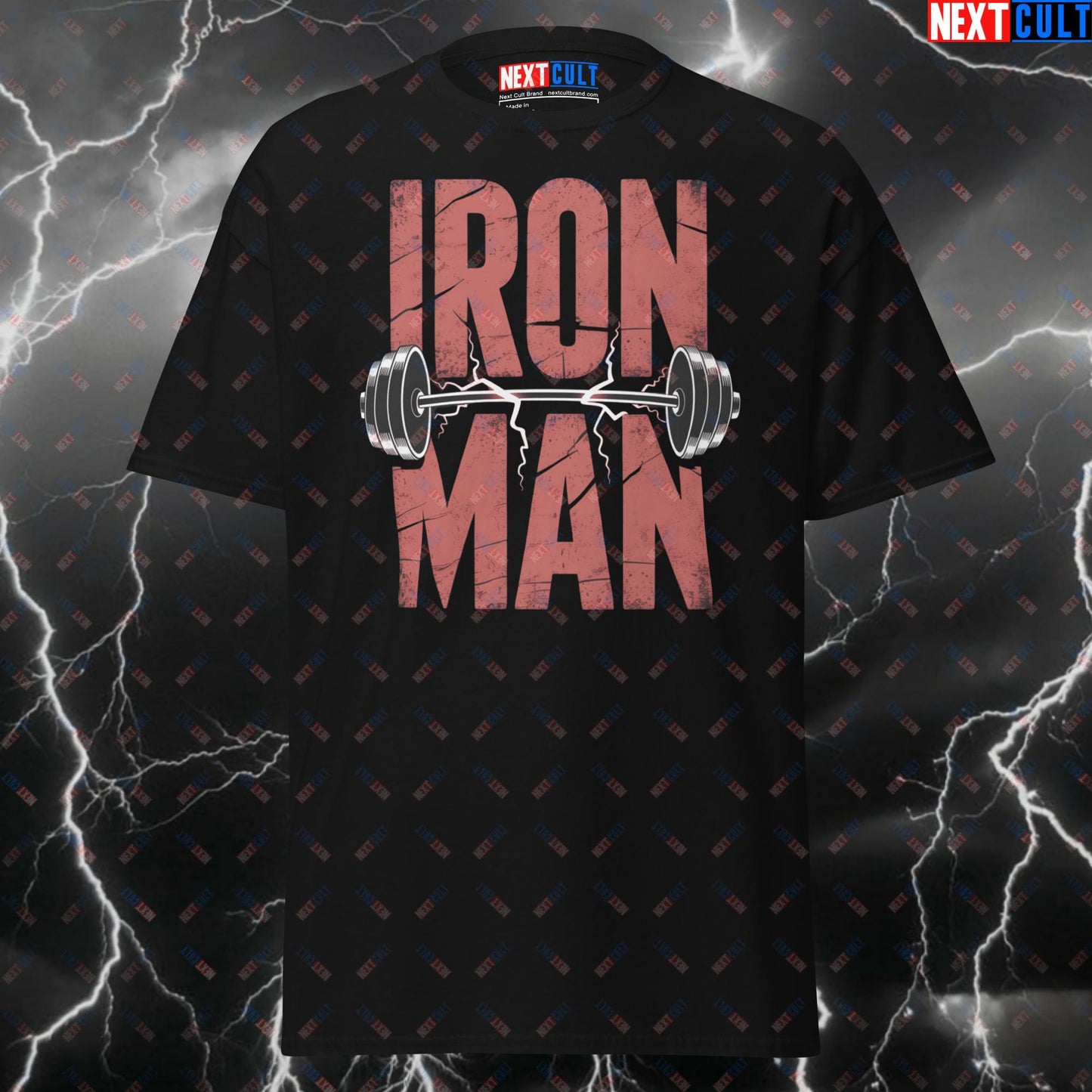 Iron Man & Black Sabbath Heavy Metal Gym T-Shirt - Funny Pump Cover Tee for Lifters, Gymbros & Fitness Gains T-shirts Black Sabbath Bodybuilding Fitness Gym Pump Cover Rock Music Workout Next Cult Brand