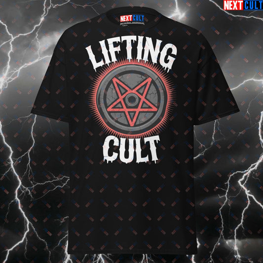 Lifting Cult Funny Gym T-Shirt - Pump Cover Tee for Gymbros & Lifters - Meme Workout Top for Fitness Gains T-shirts Bodybuilding Fitness Gym Powerlifting Pump Cover Workout Next Cult Brand