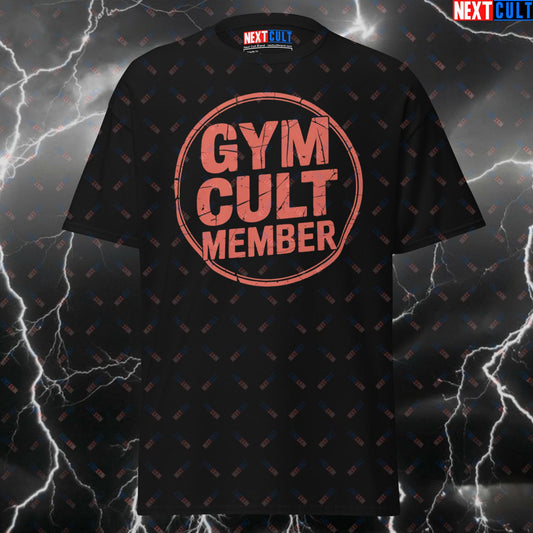 Funny Gym Cult Member T-Shirt - Gymbro Meme Tee for Lifters & Powerlifting Gains - Pump Cover Workout Top T-shirts Bodybuilding Fitness Gym Powerlifting Pump Cover Workout Next Cult Brand