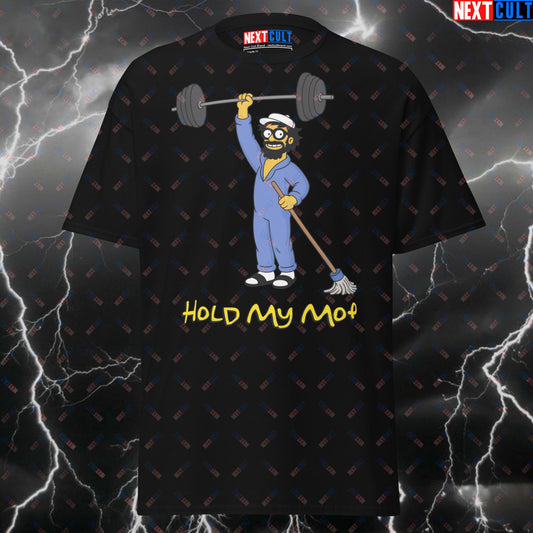 Hold My Mop Funny Gym T-Shirt – Anatoly Shirt | Lift Heavy Pump Cover Tee | Gymbro Meme Top for Workout & Gains T-shirts Anatoly Bodybuilding Fitness Gym Powerlifting Pump Cover Workout Next Cult Brand