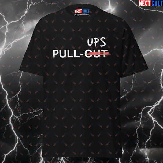 Funny Gym Shirt - Pull Up Not Out Calisthenics Tee - Pump Cover for Workout Gains & Gym Bros - Meme Fitness T-Shirt T-shirts Bodybuilding Calisthenics Fitness Gym Pump Cover Workout Next Cult Brand