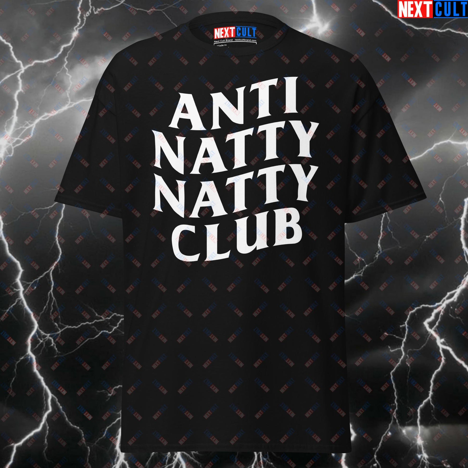 Anti Natty Natty Club Gym Meme T-Shirt - Funny Gymbro Pump Cover Tee for Lifters, Bodybuilding & Fitness Gains T-shirts Bodybuilding Fitness Gym Natty Pump Cover Steroids Workout Next Cult Brand