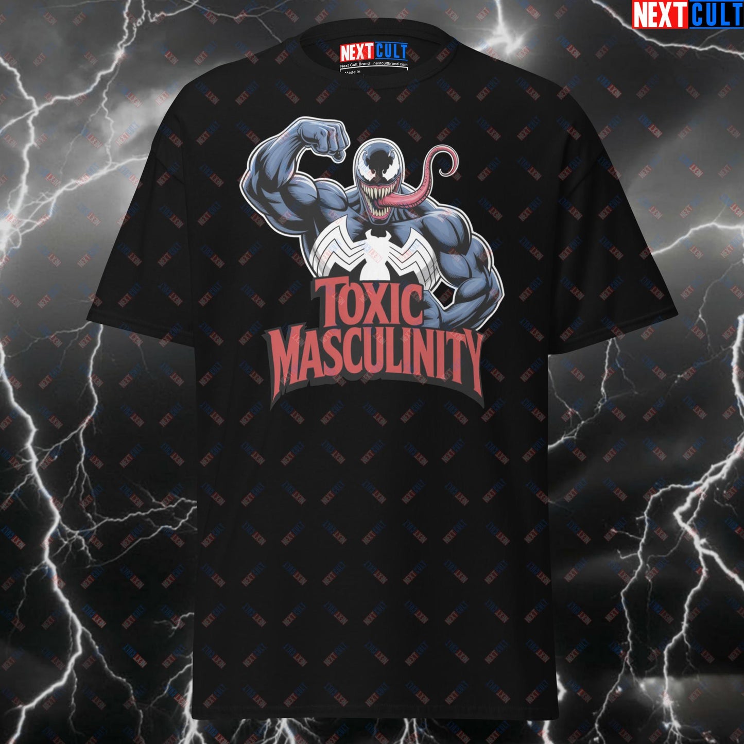 Toxic Masculinity Venom Tee for Lifters, Gym Hero Comic Book Meme Top for Workout Gains - Funny Gym Shirt & Pump Cover T-shirts Bodybuilding Films Fitness Gym Pump Cover Superheroes Venom Workout Next Cult Brand