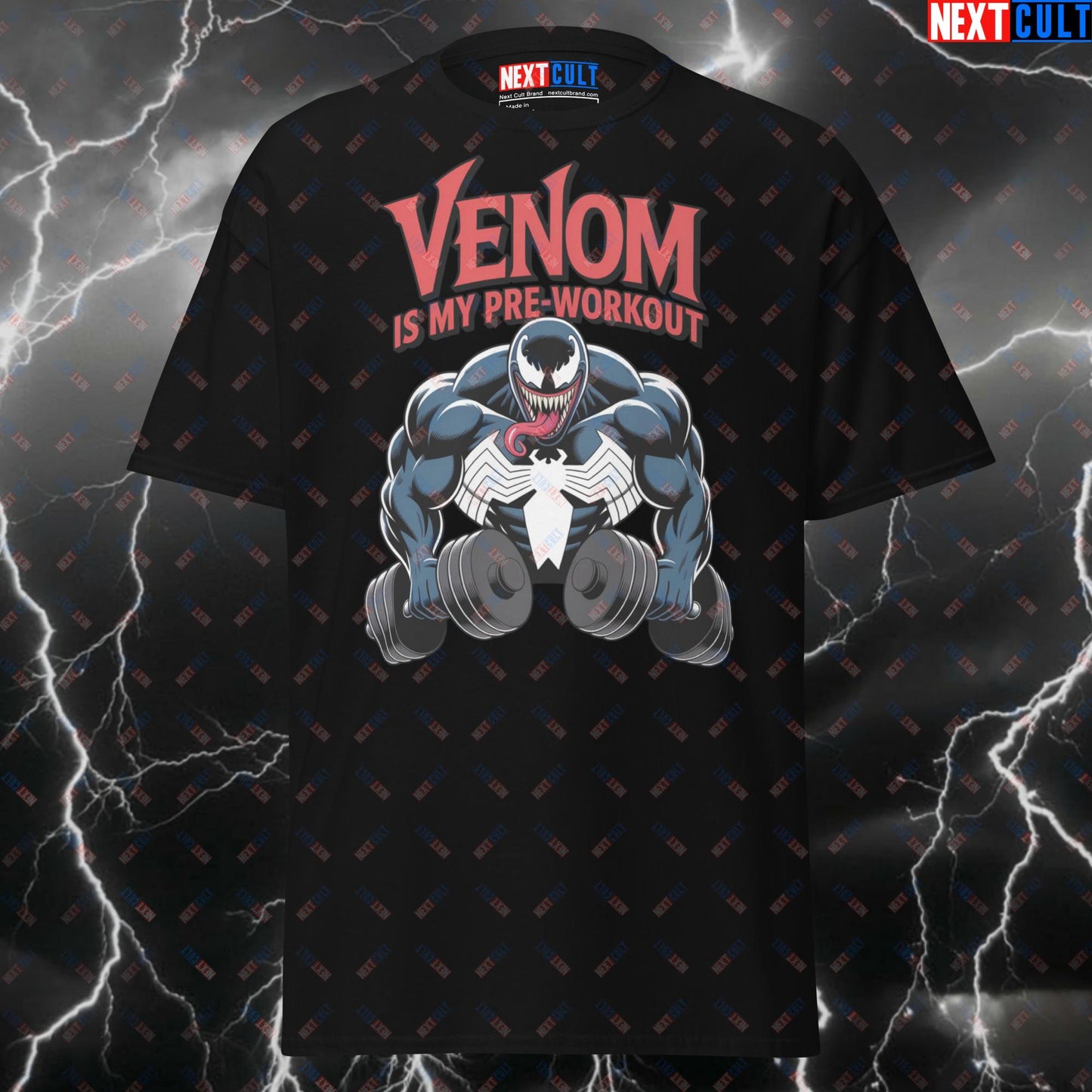 Venom Is My Preworkout Funny Gym Shirt – Superhero Comic Book Tee for Lifters, Gymbro Pump Cover & Fitness Meme Top T-shirts Bodybuilding Films Fitness Gym Pump Cover Superheroes Venom Workout Next Cult Brand