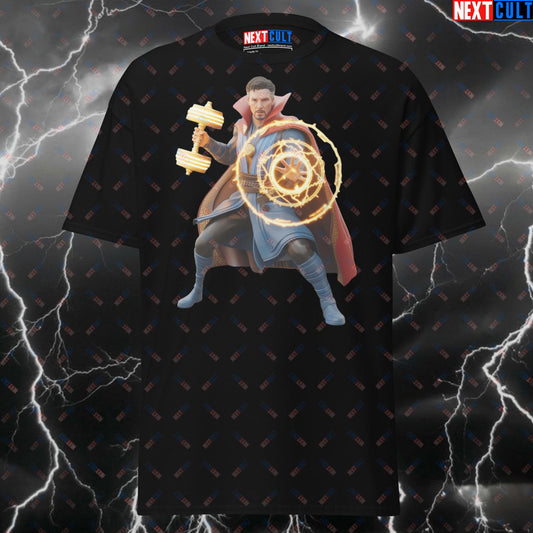 Doctor Strange Gym Hero T-Shirt – Funny Superhero Comic Book Tee for Lifters, Gymbros & Meme Lovers – Pump Cover Workout Top T-shirts Bodybuilding Doctor Strange Films Fitness Gym Pump Cover Superheroes Workout Next Cult Brand