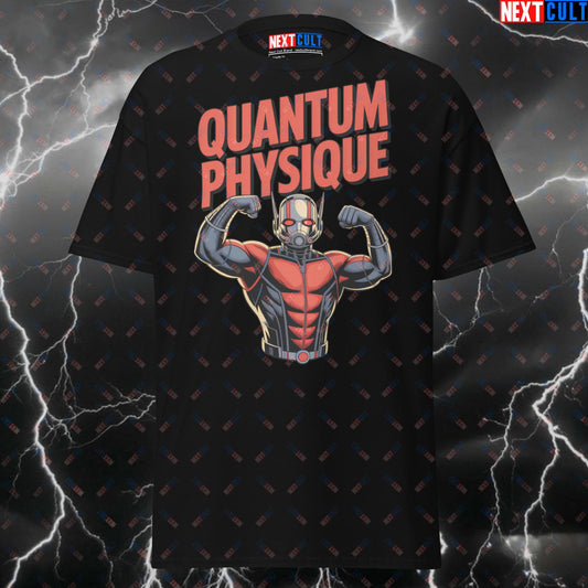 Funny Quantum Physique Ant-Man Gym Hero T-Shirt - Superhero Comic Book Tee for Lifters & Gymbros - Meme Pump Cover Workout Top T-shirts Ant-Man Avengers Bodybuilding Films Fitness Gym Pump Cover Superheroes Workout Next Cult Brand