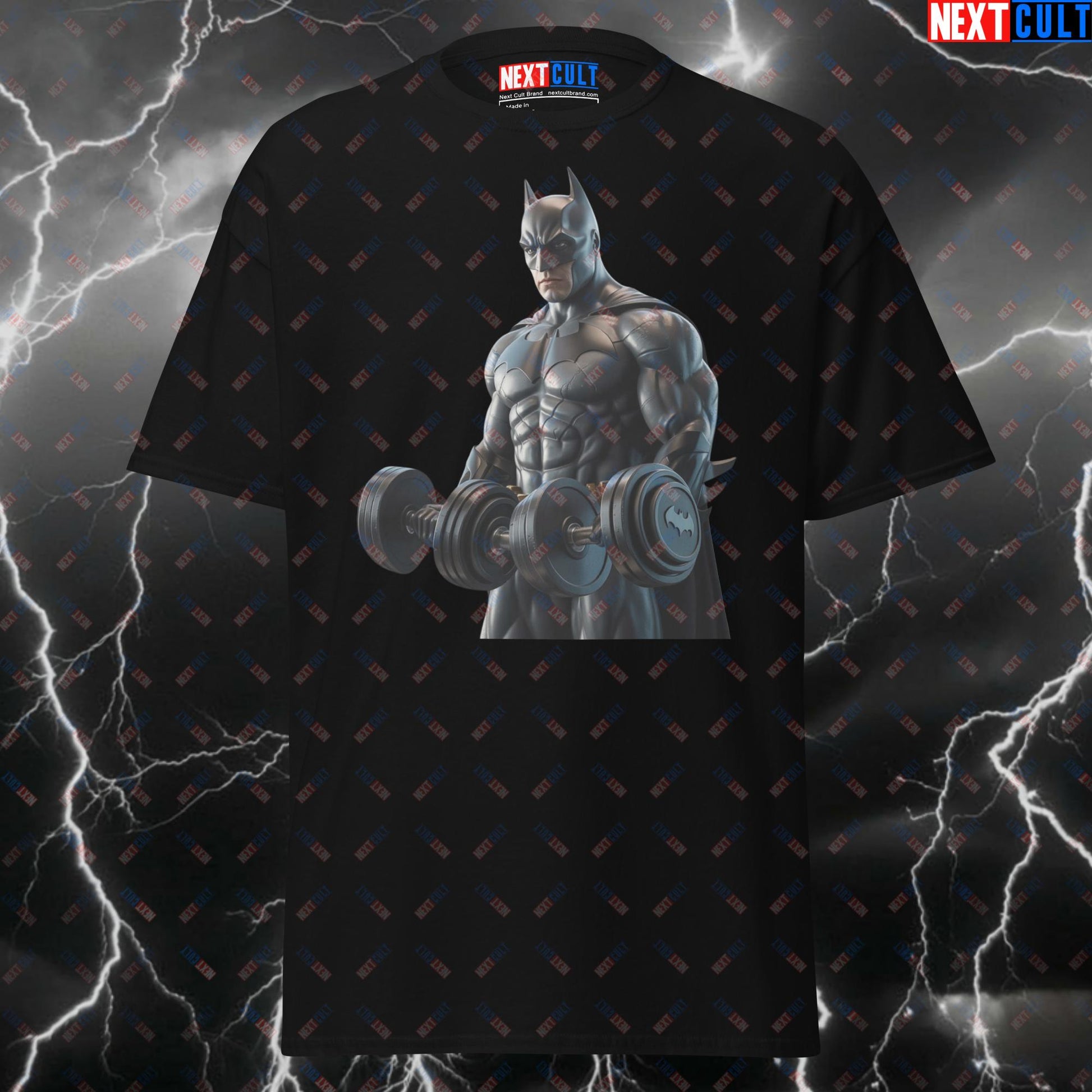 Batman Gym Hero T-Shirt - Funny Superhero Gym Tee for Lifters, Pump Cover Workout Top for Fitness & Gains T-shirts Batman Bodybuilding Films Fitness Gym Justice League Pump Cover Superheroes Workout Next Cult Brand