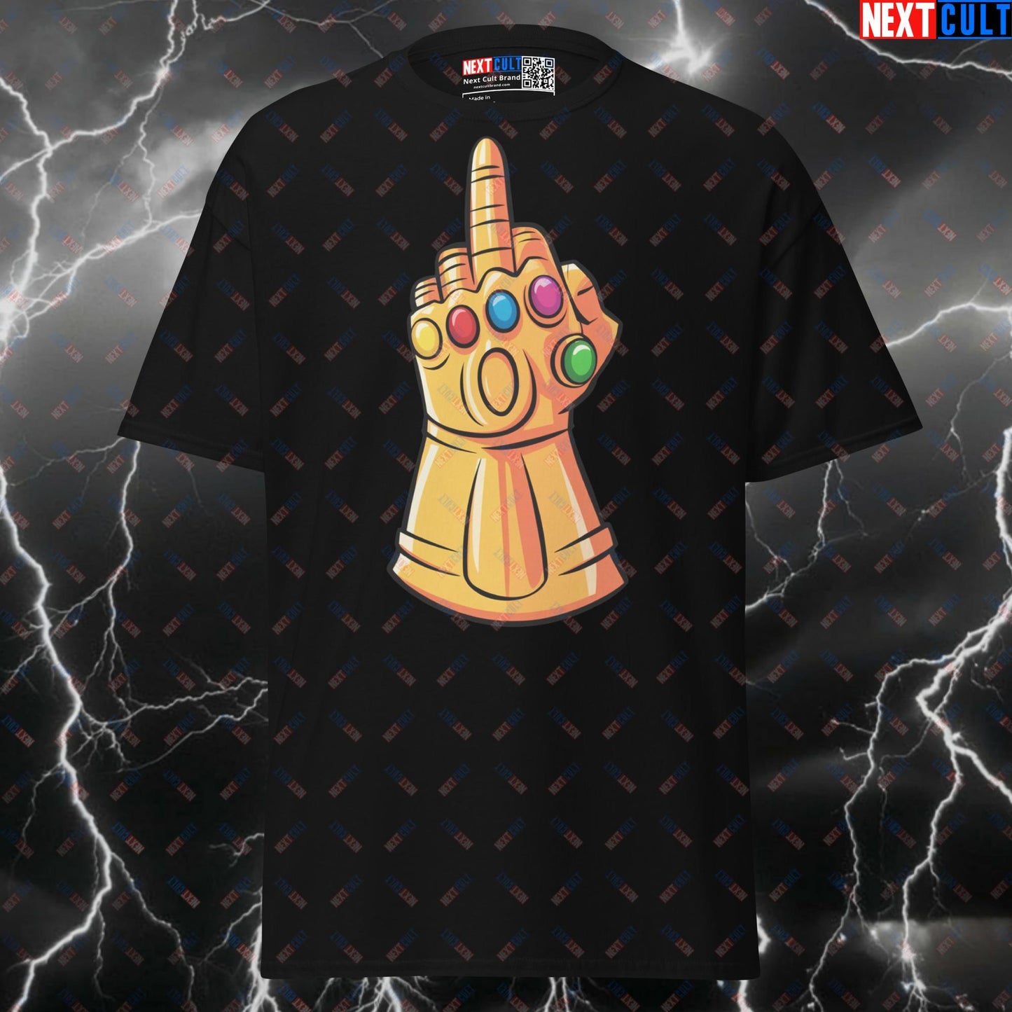 Funny Thanos Gym Meme Tee - Infinity Gauntlet Middle Finger Pump Cover Shirt for Lifters T-shirts Films Fitness Gym Pump Cover Superheroes Thanos Workout Next Cult Brand