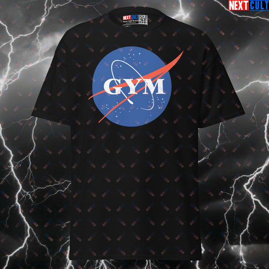NASA-Inspired Funny Gym T-Shirt: Essential Pump Cover Tee for Lifters & Gymbros T-shirts Bodybuilding Fitness Gym NASA Powerlifting Pump Cover Workout Next Cult Brand